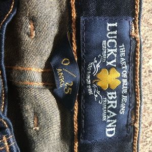 Lucky Brand Jeans Sofia Straight 0/25 Ankle Dark